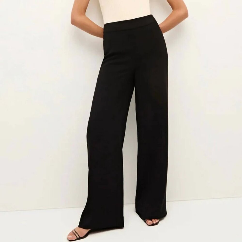 NWT $198 MARIE OLIVER Black Mia Slim Pants M 12